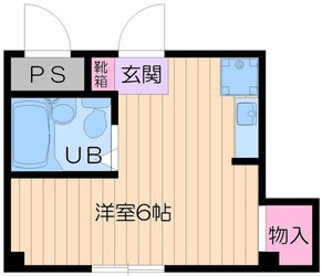 上六ハイツの物件間取画像